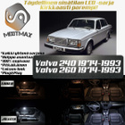 Volvo 240 / 260 Sisätilan LED-sarja 6-osainen - pikkukuva 1