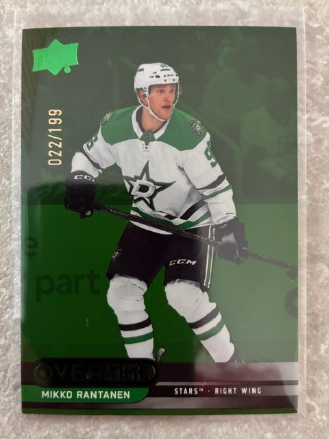 Mikko Rantanen 25-26 Overtime #30 Green Foil 022/199