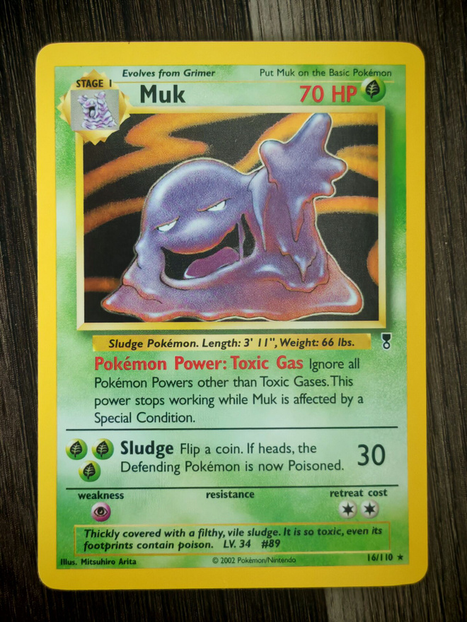 Pokemon kortti Muk Legendary collection holo