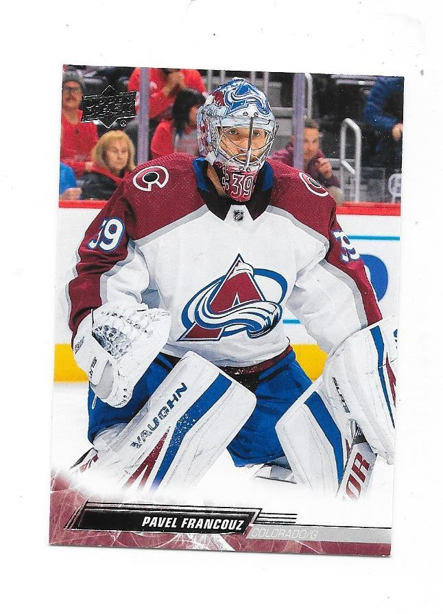 2022-23 Upper Deck #45 Pavel Francouz Colorado Avalanche MV