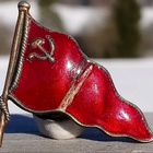 CCCR-Emalinen merkki. Halkaisija - 37 mm. Emaleissa vika. - pikkukuva 4