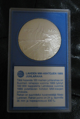 Lahden MM-hiihtojen 1989 juhlaraha