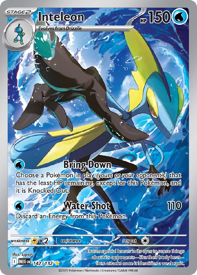 Inteleon 142/132 - Mega Evolution - NM/M