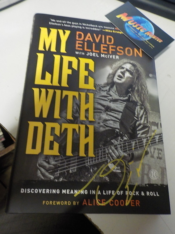MY LIFE WITH DETH KIRJA ELLEFSON megadeth NIMMARILLA