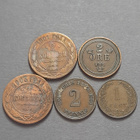 Kolikkosetti 5kpl,1901,1901,1903,1904,1905 - pikkukuva 1