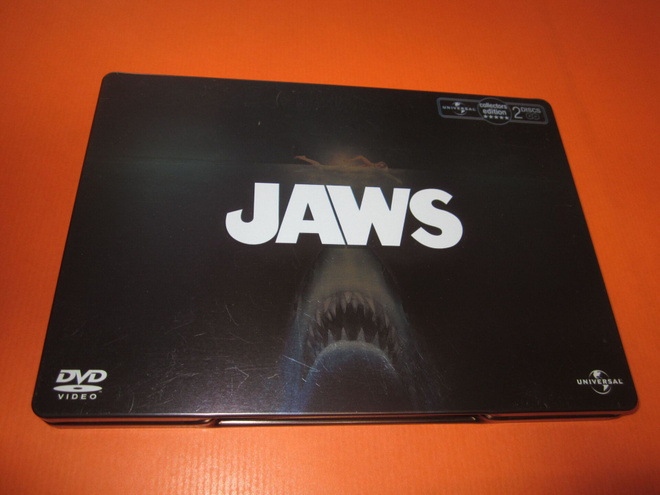 Jaws - Tappajahai DVD steelbook - uudenveroiset 2 x dvdt
