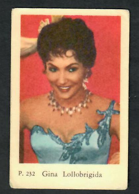 Keräilykuva - Gina Lollobrigida P 232