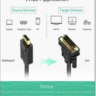 DisplayPort - DVI -monitorikaapeli, uros-uros, 1,8 metriä - pikkukuva 3