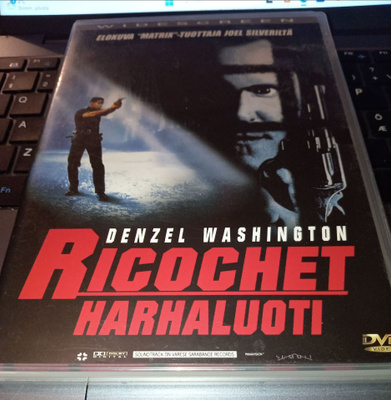 DVD RICOCHET Harhaluoti _ Denzel Washington