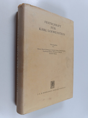 Henry Steele Commager ym. : Festschrift fur Karl Loewenst...