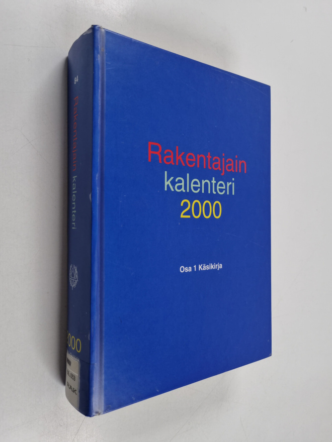Rakentajain kalenteri 2000 Käsikirja 1