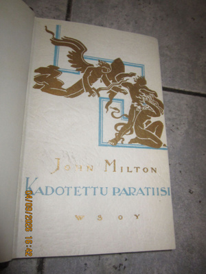 John Milton: Kadotettu paratiisi (1952, Dorén kuvitus) k4