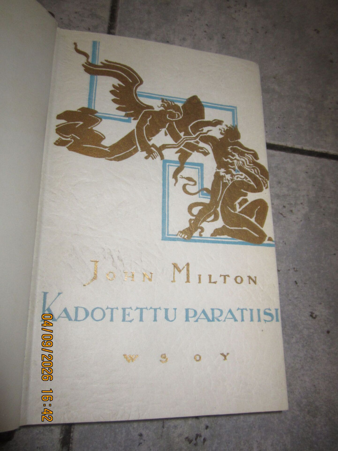 John Milton: Kadotettu paratiisi (1952, Dorén kuvitus) k4