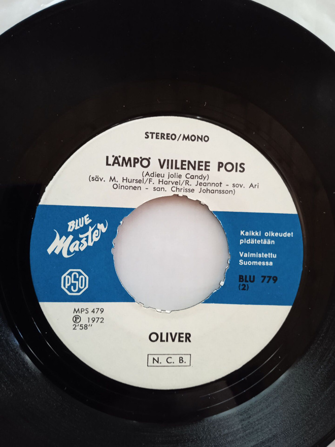 SINGLE- LEVY: OLIVER  BLUE MASTER BLU 779