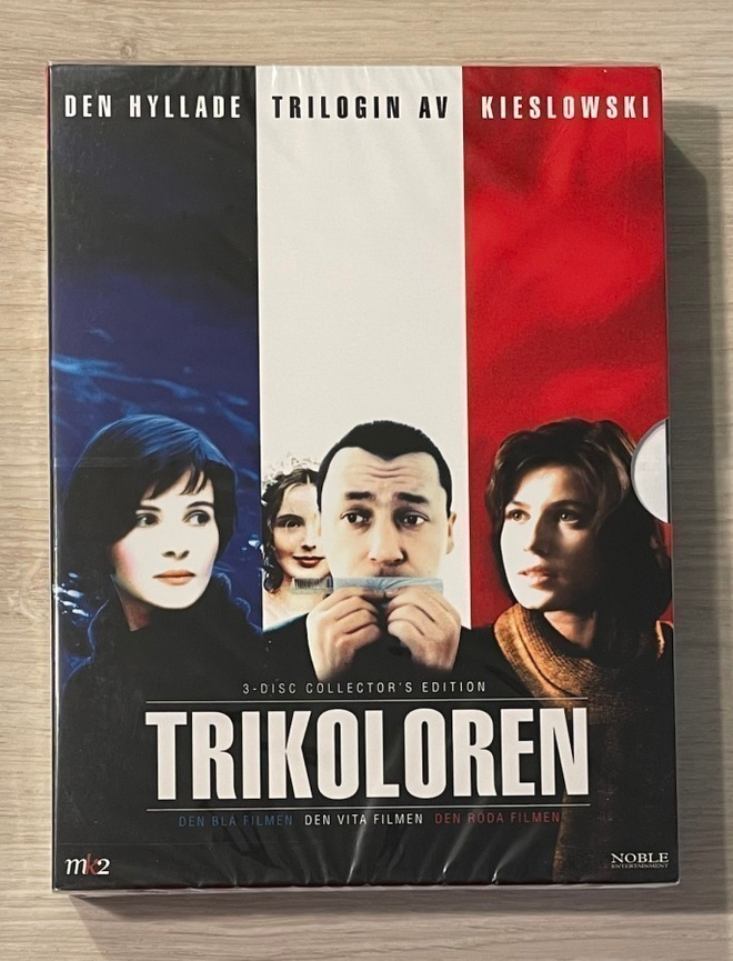 Kieslowskin Kolme väriä -trilogia (3DVD) *UUSI*