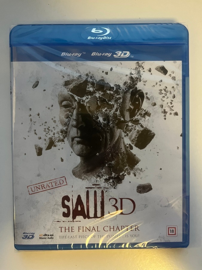 Saw 3D - The Final Chapter (Blu-ray 3D + Blu-ray) 2010 (UUSI