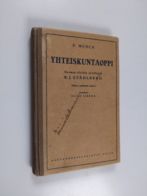 Peter Munch : Yhteiskuntaoppi