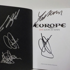 EUROPE - LIVE LOOK AT EDEN KIRJA + CD + DVD + NIMMARIT! - pikkukuva 4