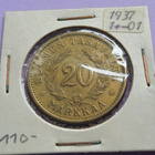 SUOMEN TASAVALTA 20 MARKKAA 1937 - pikkukuva 1
