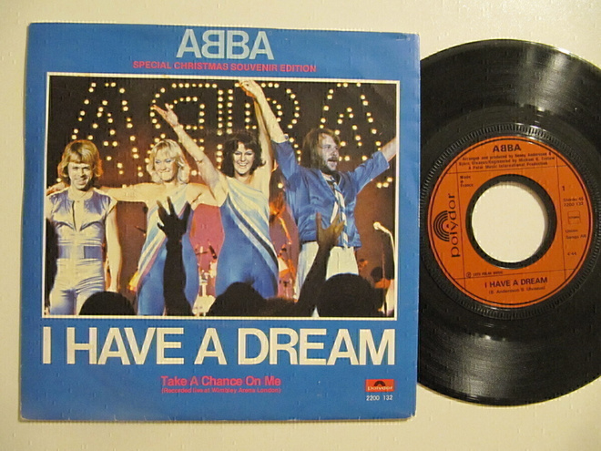 ABBA I Have A Dream 7" sinkku Netherlands