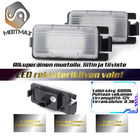 Nissan LED rekisterikilven valot — kirkkaan valkoinen 6000 - pikkukuva 2