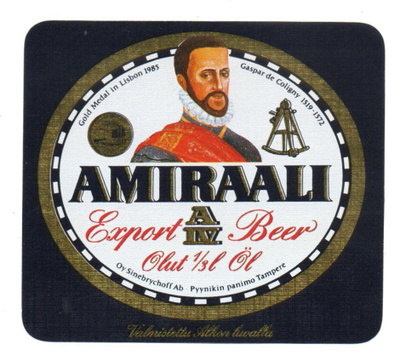 Sinebrychoff AMIRAALI AIV Olut Gasper de Coligry