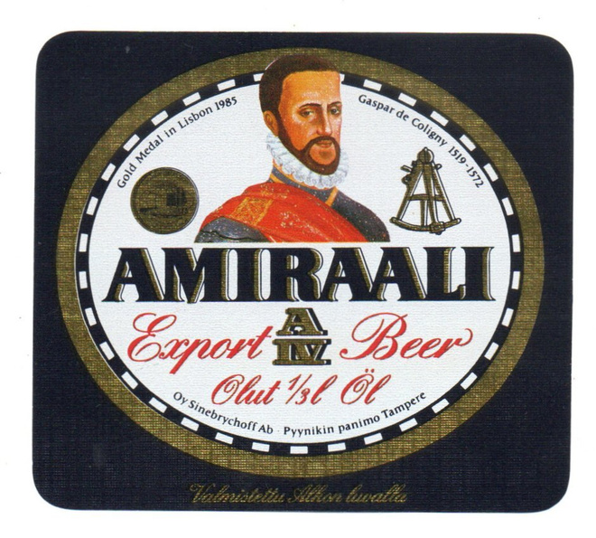 Sinebrychoff AMIRAALI AIV Olut Gasper de Coligry