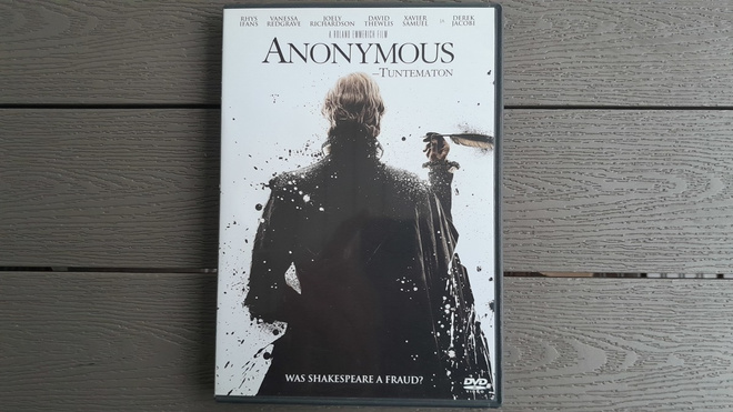 DVD: Anonymous / Tuntematon (Rhys Ifans, Vanessa Redgrave)