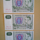 Ruotsi 10 kruunua 3kpl - pikkukuva 1