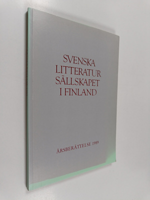 Svenska litteratursällskapet i finland årsberättelse 1989