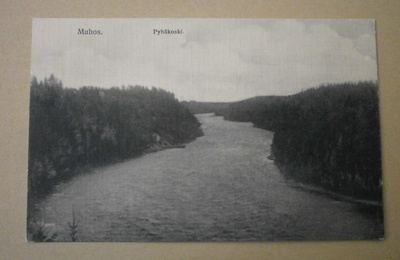 Oulujoki, Muhos, Pyhäkoski, vanha mv pk, p. 1913
