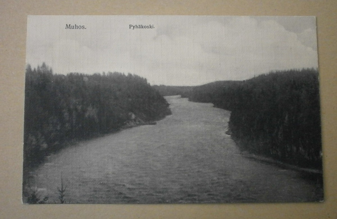 Oulujoki, Muhos, Pyhäkoski, vanha mv pk, p. 1913