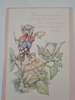 Maalaisinko taulun vai...