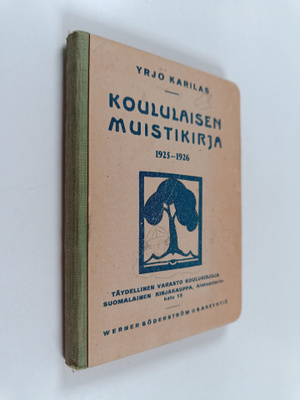 Yrjö Karilas : Koululaisen muistikirja 1925-1926