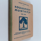 Yrjö Karilas : Koululaisen muistikirja 1925-1926 - pikkukuva 1
