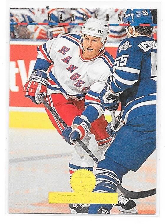 1994-95 LEAF #341 Greg Gilbert New York Rangers