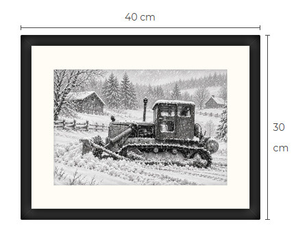 Uusi Caterpillar art print kehystetty 30 cm x 40 cm