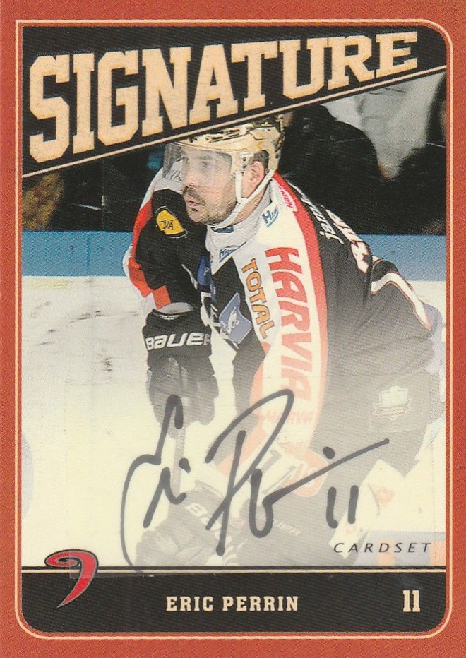 2013/14 Cardset Signature Eric Perrin , JYP