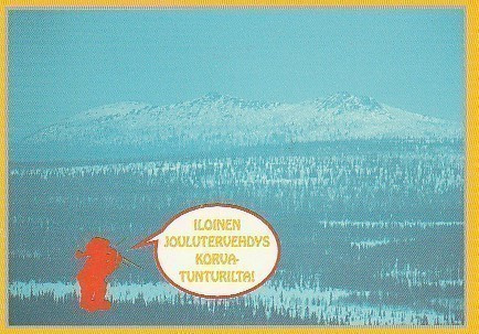 Postikortti, KORVATUNTURI, Joulutervehdys