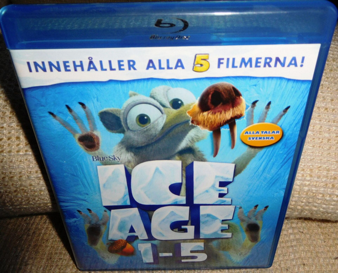 Ice Age 1-5 [5x Blu-ray] (viisi elokuvaa)