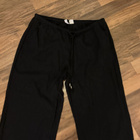 Mustat leveälahkeiset pellavahousut koko 38 H&M - pikkukuva 4