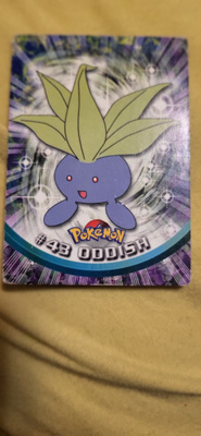 Pokemon Topps TV Animation Edition #43 Oddish Blue Logo