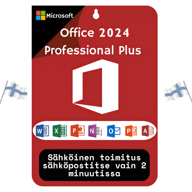 Office 2024 Pro Plus | Tuoteavain - Pysyvä käyttöoikeus