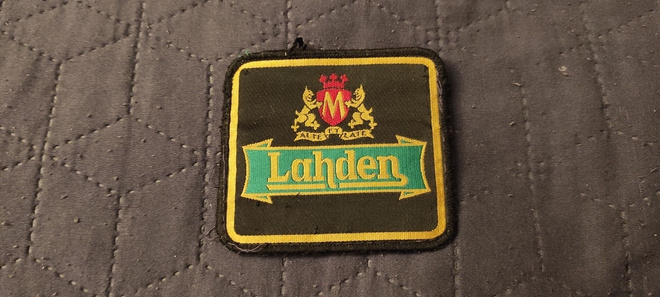 Lahden mallasjuoma kangasmerkki