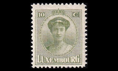 Luxemburg 125 ** Charlotte 10 C (1921)