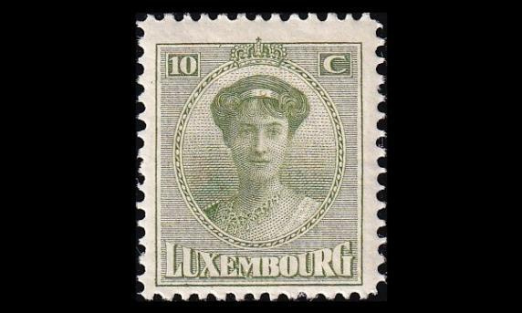 Luxemburg 125 ** Charlotte 10 C (1921)
