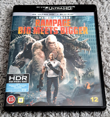 Rampage: Big Meets Bigger - 4K + Blu-ray (2 levyä)