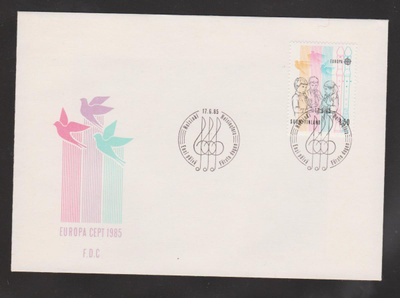 FDC 1985 Eurooppa-merkki 1,50 mk