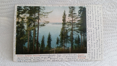 Ruovesi. Ruhalan harjulta. Kulk. v. 1903 Pariisiin.
