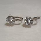 Hopea Swarovski Aretes OrO Cristal korvakorut - pikkukuva 1